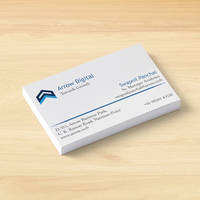 Personalised printed business cards
